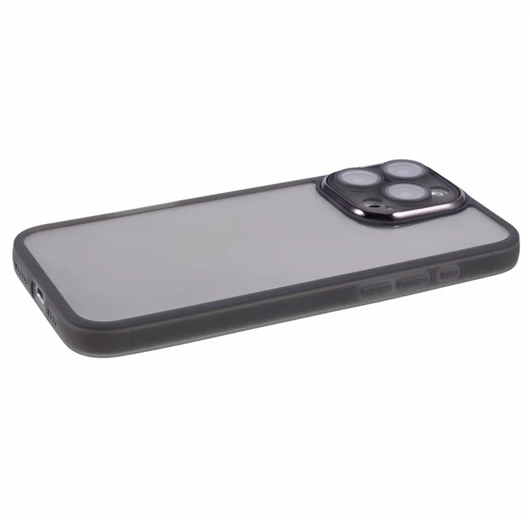 DKSM Series For iPhone 16 Pro Case TPU Protective Cell Phone Cover Electroplated Camera Frame