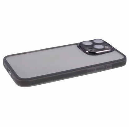 DKSM Series For iPhone 16 Pro Case TPU Protective Cell Phone Cover Electroplated Camera Frame