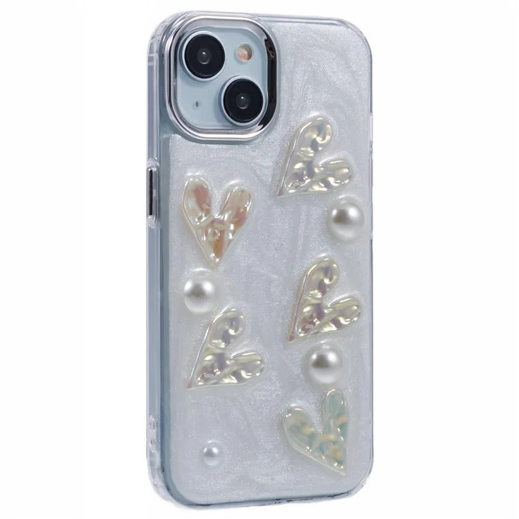 YH Series For iPhone 14 Case Aesthetic 3D Epoxy Pattern TPU Phone Cover