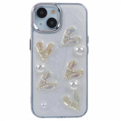 YH Series For iPhone 14 Case Aesthetic 3D Epoxy Pattern TPU Phone Cover