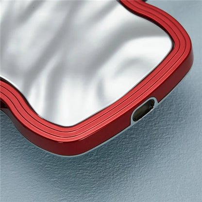 WT Series For iPhone 14 Pro Max Case Art Design TPU Phone Cover Electroplating Wave Frame