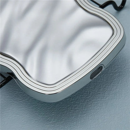 WT Series For iPhone 14 Pro Max Case Art Design TPU Phone Cover Electroplating Wave Frame