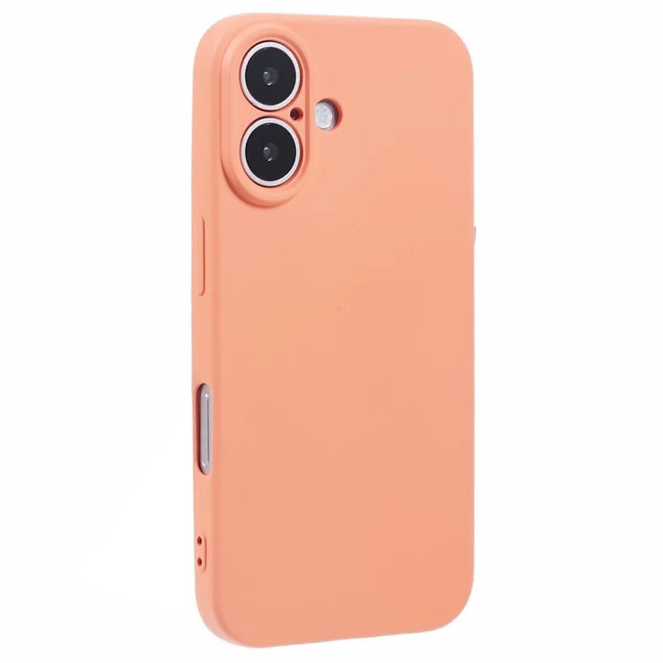 For iPhone 16 Case Fiber Lining TPU Soft Touch Phone Cover Drop Protection