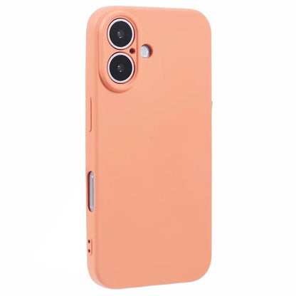 For iPhone 16 Case Fiber Lining TPU Soft Touch Phone Cover Drop Protection