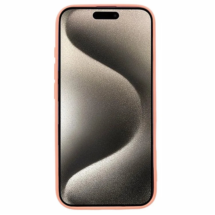 For iPhone 16 Case Fiber Lining TPU Soft Touch Phone Cover Drop Protection
