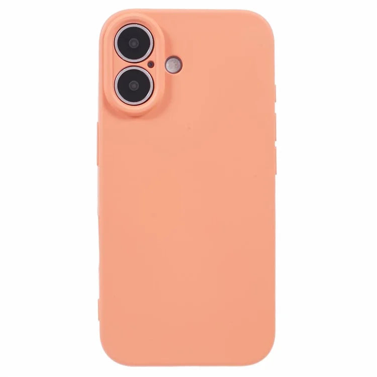 For iPhone 16 Case Fiber Lining TPU Soft Touch Phone Cover Drop Protection