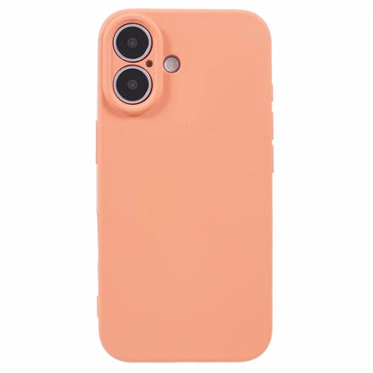 For iPhone 16 Case Fiber Lining TPU Soft Touch Phone Cover Drop Protection