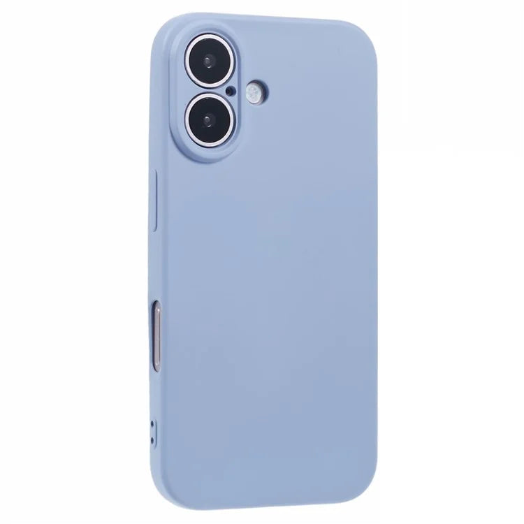 For iPhone 16 Case Fiber Lining TPU Soft Touch Phone Cover Drop Protection