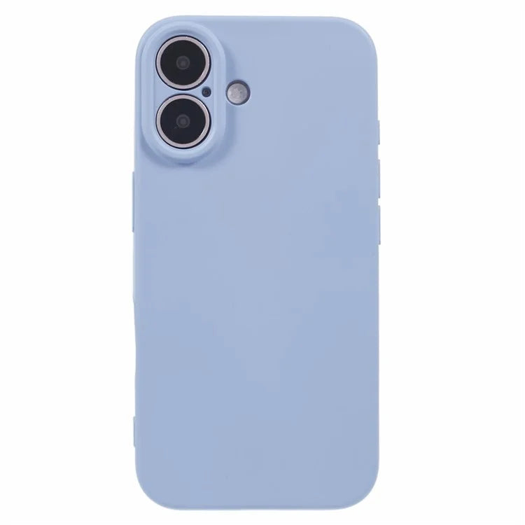 For iPhone 16 Case Fiber Lining TPU Soft Touch Phone Cover Drop Protection