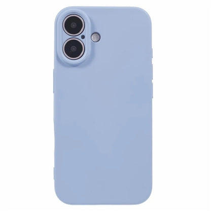 For iPhone 16 Case Fiber Lining TPU Soft Touch Phone Cover Drop Protection