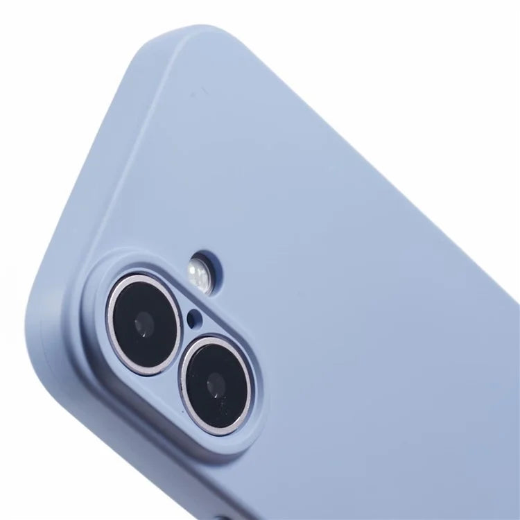 For iPhone 16 Case Fiber Lining TPU Soft Touch Phone Cover Drop Protection