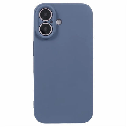 For iPhone 16 Case Fiber Lining TPU Soft Touch Phone Cover Drop Protection