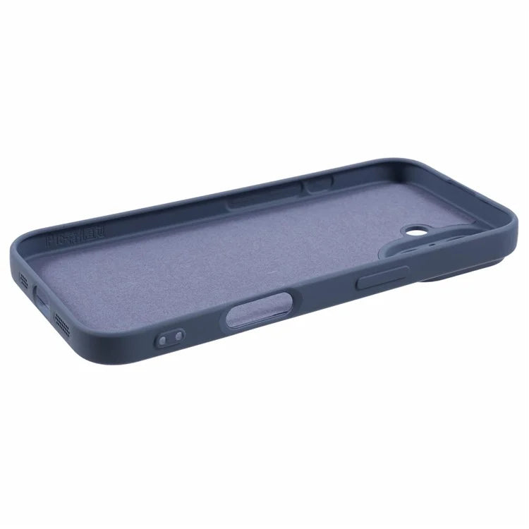 For iPhone 16 Case Fiber Lining TPU Soft Touch Phone Cover Drop Protection
