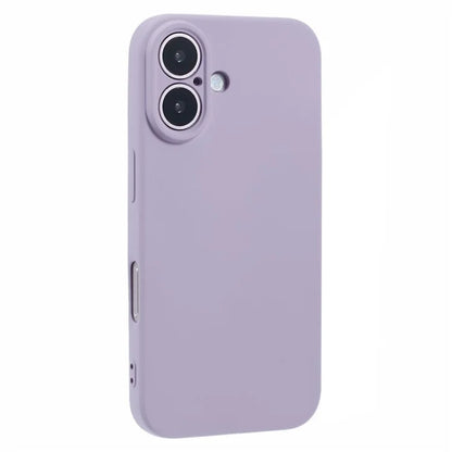 For iPhone 16 Case Fiber Lining TPU Soft Touch Phone Cover Drop Protection