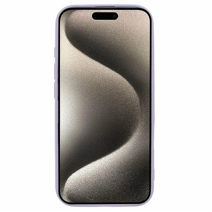 For iPhone 16 Case Fiber Lining TPU Soft Touch Phone Cover Drop Protection