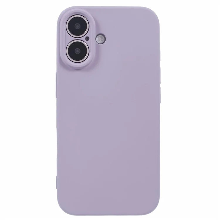 For iPhone 16 Case Fiber Lining TPU Soft Touch Phone Cover Drop Protection