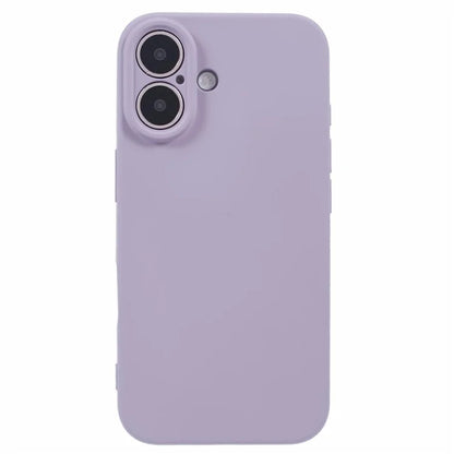 For iPhone 16 Case Fiber Lining TPU Soft Touch Phone Cover Drop Protection