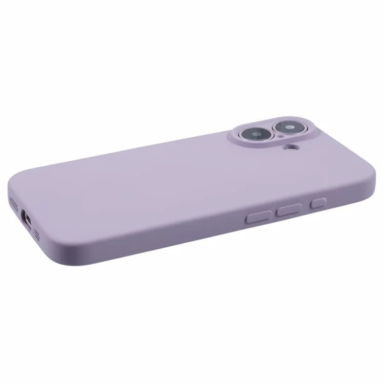 For iPhone 16 Case Fiber Lining TPU Soft Touch Phone Cover Drop Protection
