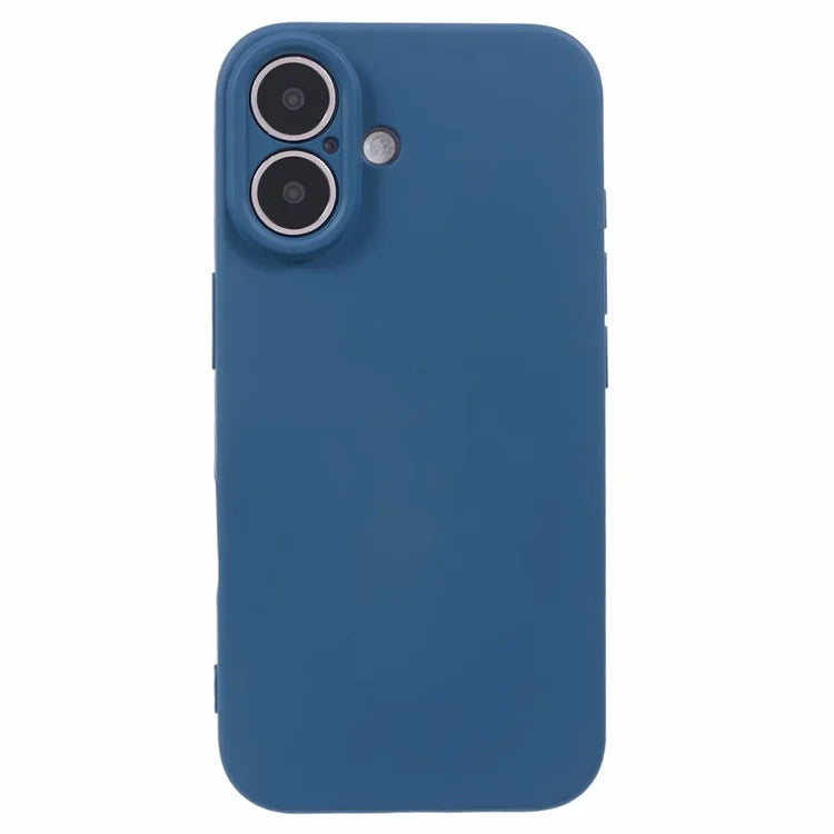 For iPhone 16 Case Fiber Lining TPU Soft Touch Phone Cover Drop Protection