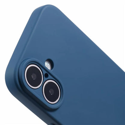 For iPhone 16 Case Fiber Lining TPU Soft Touch Phone Cover Drop Protection