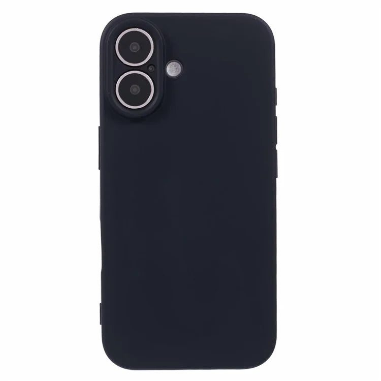For iPhone 16 Case Fiber Lining TPU Soft Touch Phone Cover Drop Protection
