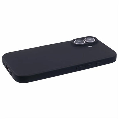 For iPhone 16 Case Fiber Lining TPU Soft Touch Phone Cover Drop Protection