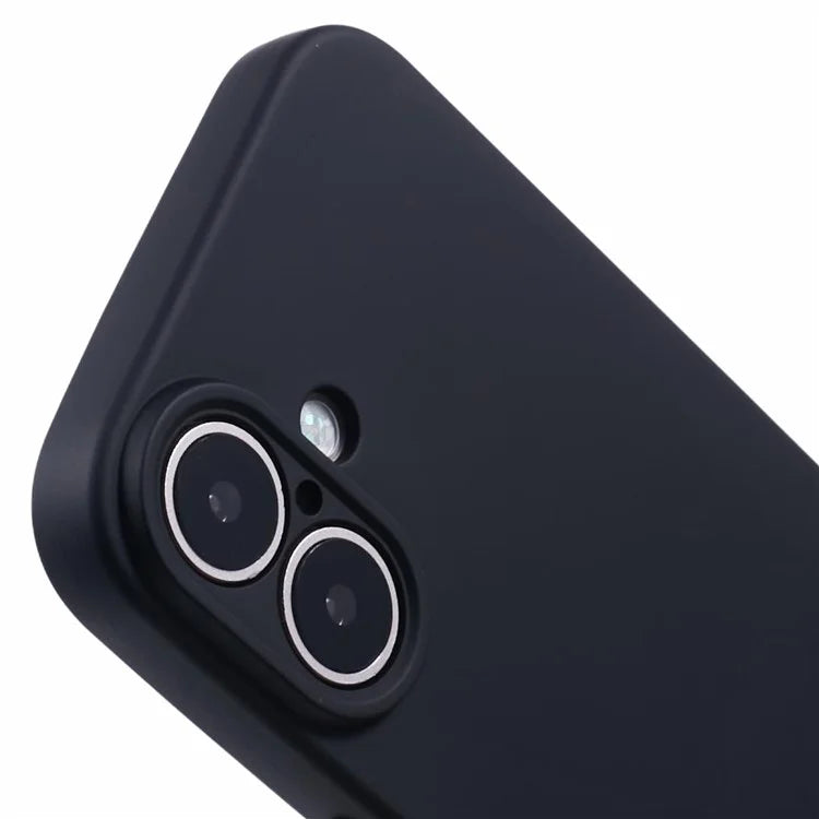 For iPhone 16 Case Fiber Lining TPU Soft Touch Phone Cover Drop Protection