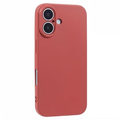For iPhone 16 Case Fiber Lining TPU Soft Touch Phone Cover Drop Protection