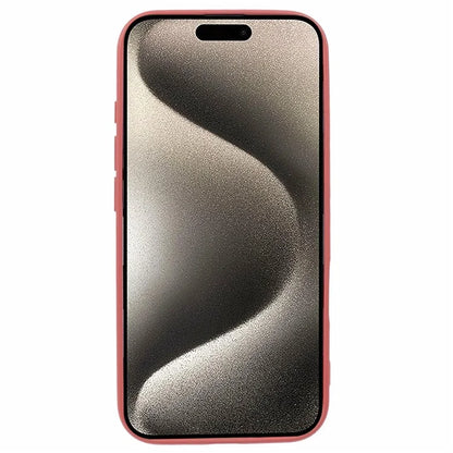 For iPhone 16 Case Fiber Lining TPU Soft Touch Phone Cover Drop Protection