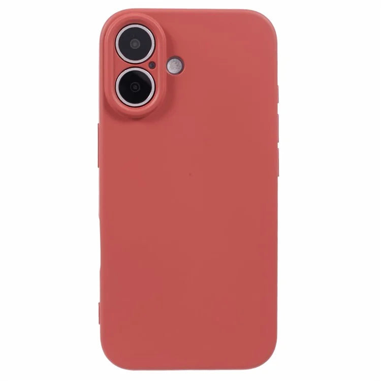 For iPhone 16 Case Fiber Lining TPU Soft Touch Phone Cover Drop Protection