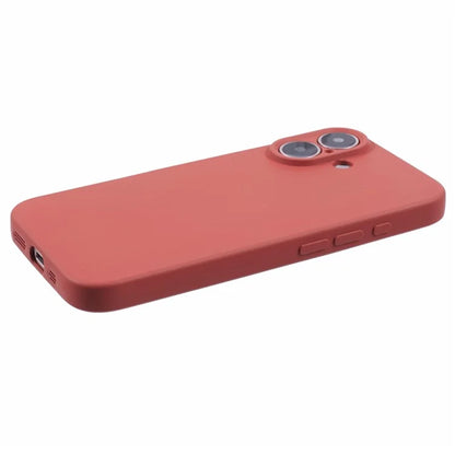 For iPhone 16 Case Fiber Lining TPU Soft Touch Phone Cover Drop Protection