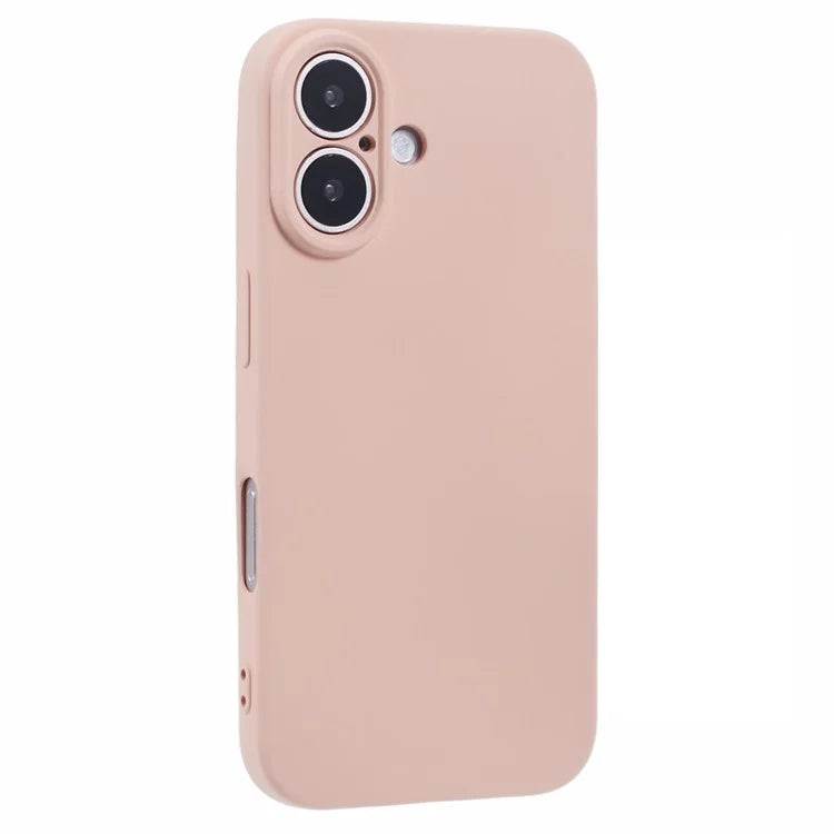 For iPhone 16 Case Fiber Lining TPU Soft Touch Phone Cover Drop Protection