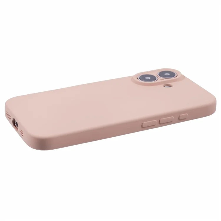 For iPhone 16 Case Fiber Lining TPU Soft Touch Phone Cover Drop Protection