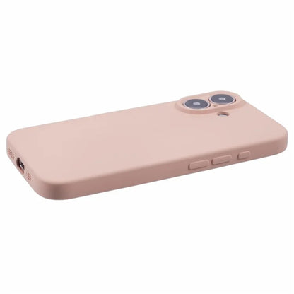 For iPhone 16 Case Fiber Lining TPU Soft Touch Phone Cover Drop Protection