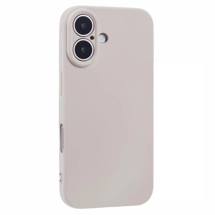 For iPhone 16 Case Fiber Lining TPU Soft Touch Phone Cover Drop Protection