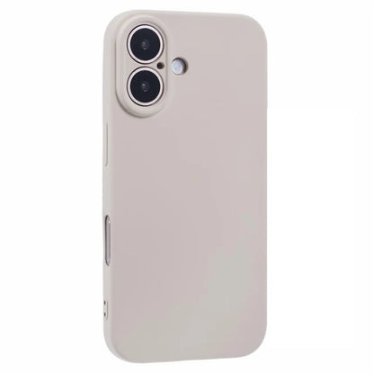 For iPhone 16 Case Fiber Lining TPU Soft Touch Phone Cover Drop Protection
