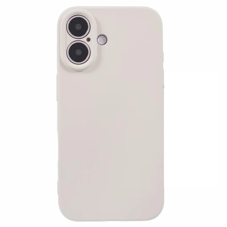 For iPhone 16 Case Fiber Lining TPU Soft Touch Phone Cover Drop Protection
