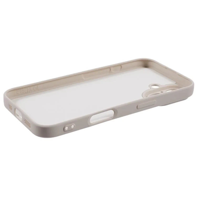 For iPhone 16 Case Fiber Lining TPU Soft Touch Phone Cover Drop Protection