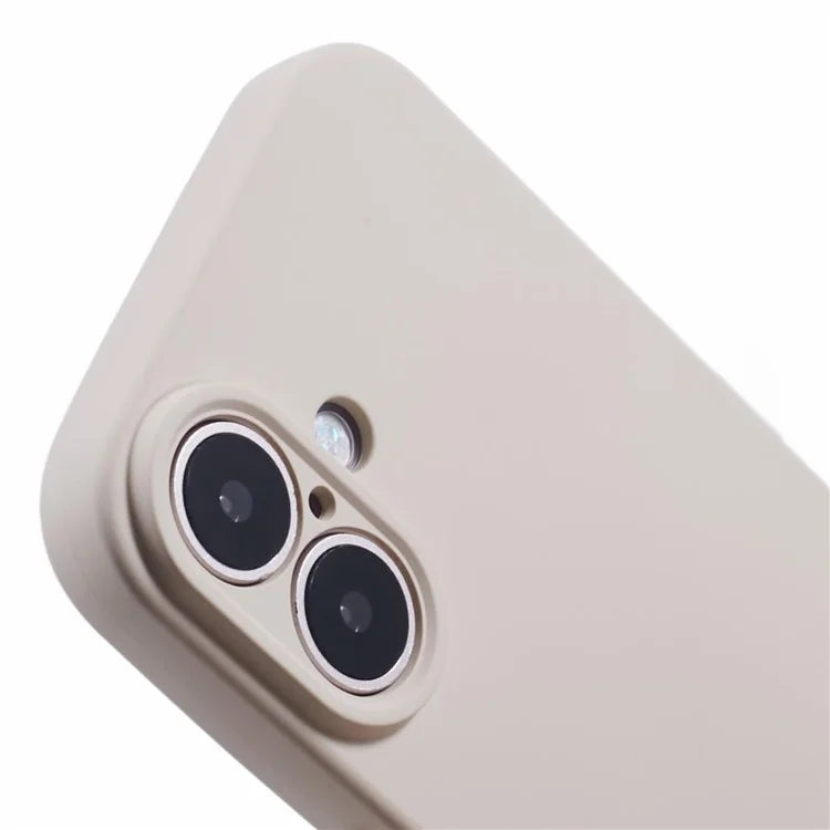 For iPhone 16 Case Fiber Lining TPU Soft Touch Phone Cover Drop Protection