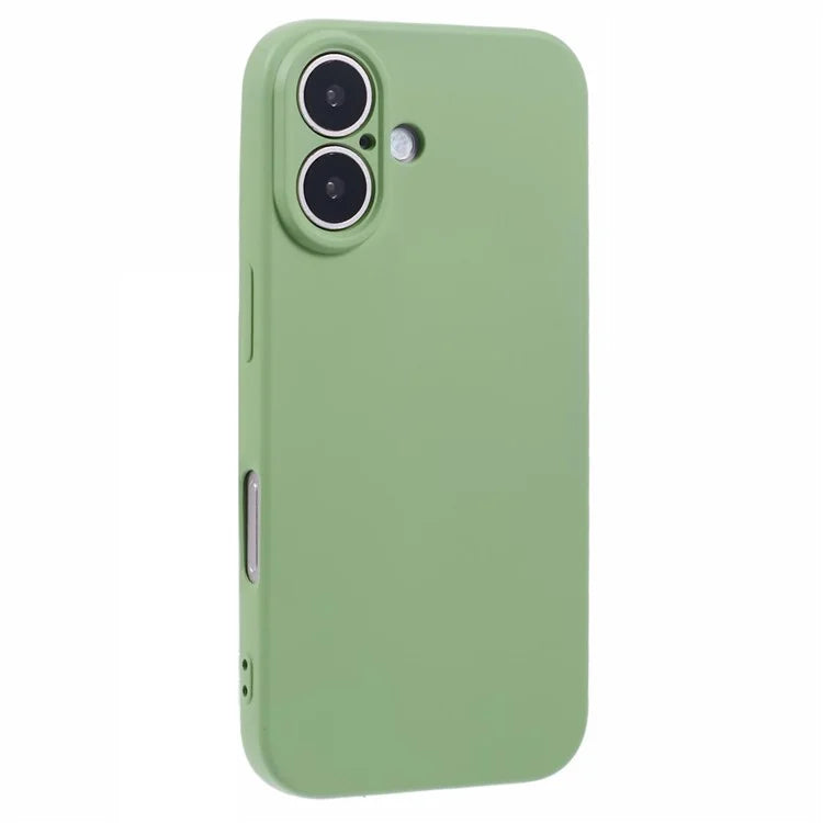 For iPhone 16 Case Fiber Lining TPU Soft Touch Phone Cover Drop Protection