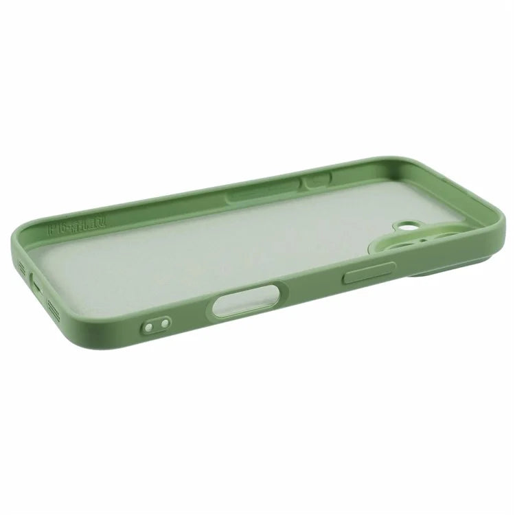 For iPhone 16 Case Fiber Lining TPU Soft Touch Phone Cover Drop Protection