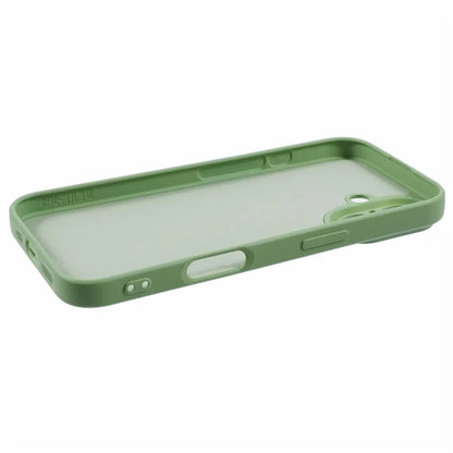 For iPhone 16 Case Fiber Lining TPU Soft Touch Phone Cover Drop Protection