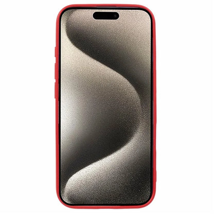 For iPhone 16 Case Fiber Lining TPU Soft Touch Phone Cover Drop Protection