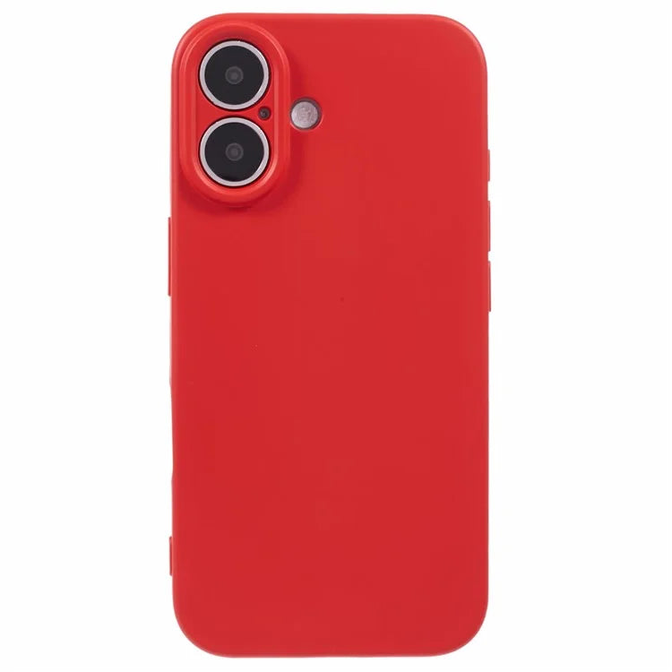 For iPhone 16 Case Fiber Lining TPU Soft Touch Phone Cover Drop Protection