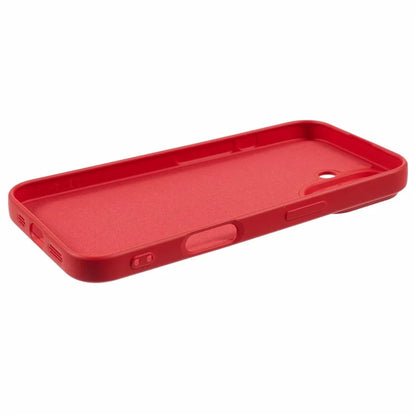 For iPhone 16 Case Fiber Lining TPU Soft Touch Phone Cover Drop Protection