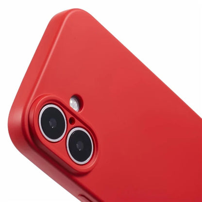 For iPhone 16 Case Fiber Lining TPU Soft Touch Phone Cover Drop Protection