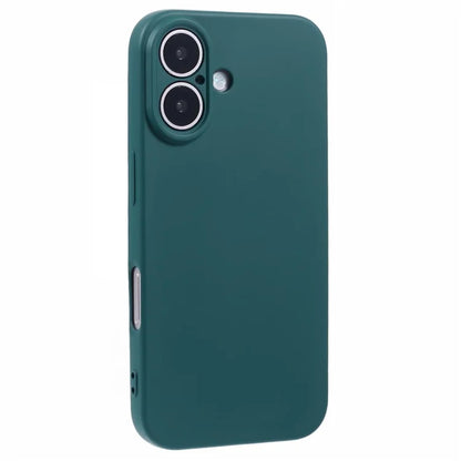 For iPhone 16 Case Fiber Lining TPU Soft Touch Phone Cover Drop Protection