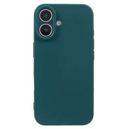 For iPhone 16 Case Fiber Lining TPU Soft Touch Phone Cover Drop Protection