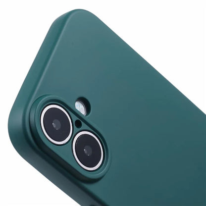 For iPhone 16 Case Fiber Lining TPU Soft Touch Phone Cover Drop Protection