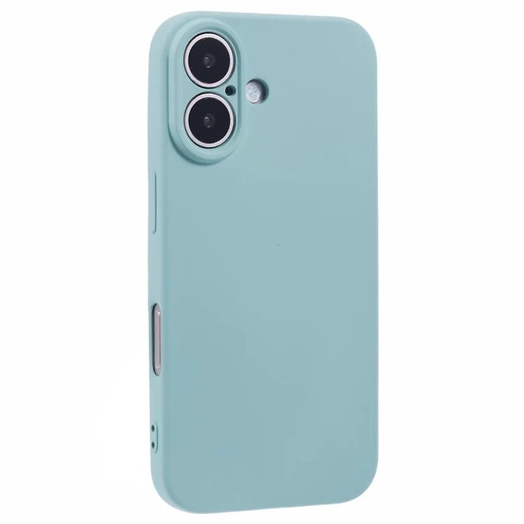 For iPhone 16 Case Fiber Lining TPU Soft Touch Phone Cover Drop Protection